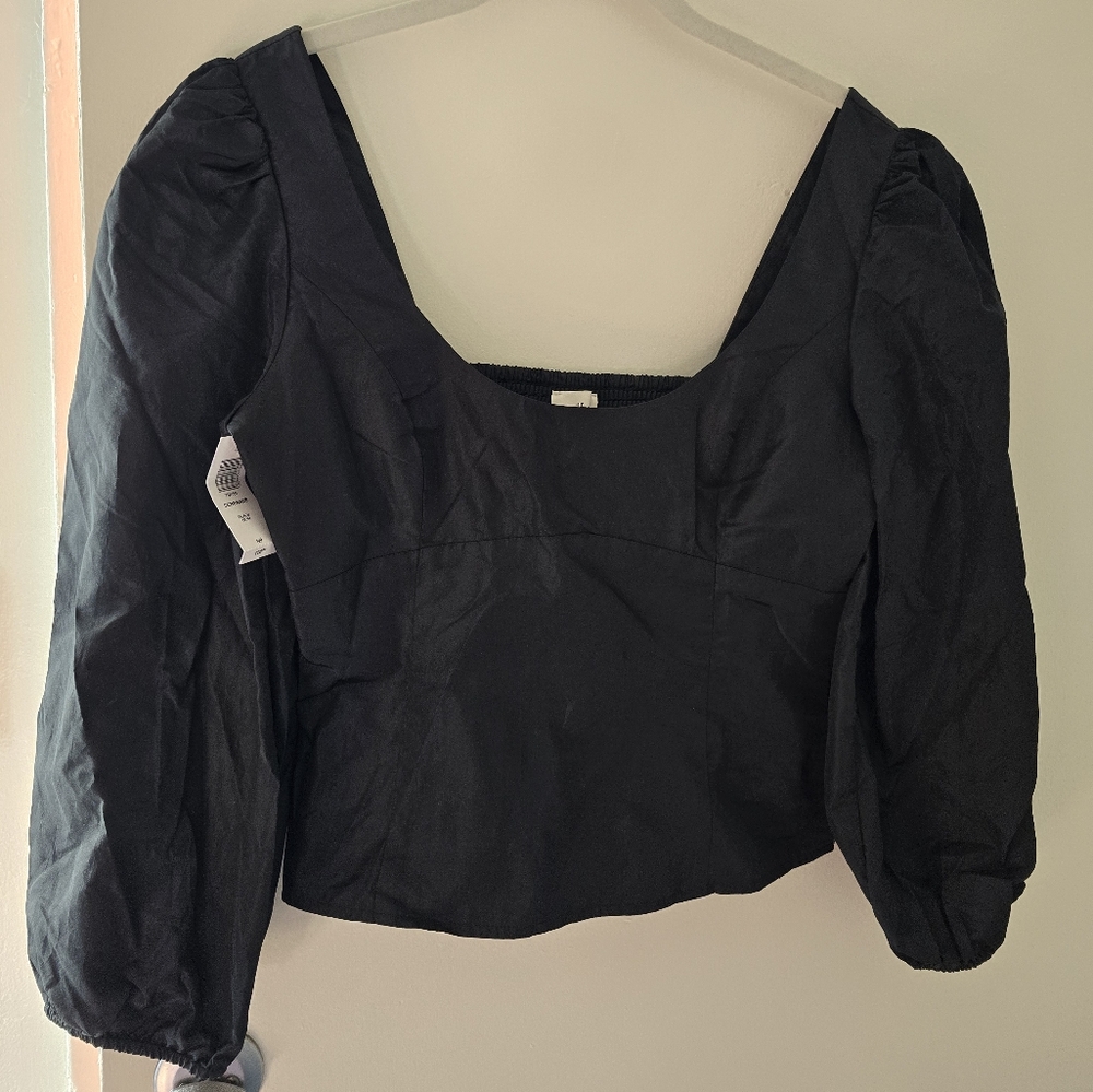 Aritzia Wilfred Puffed Sleeve Blouse
